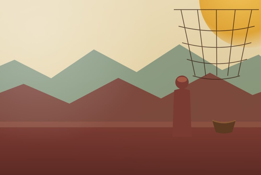 Keloglan Goes to Buy Nothing - an Anatolian folk tale: an empty fishing net, a bald boy and an empty bowl